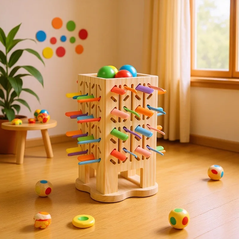 Wooden Color Sorting Stick Game, Five-In-One Fun Stacking Toy, Hand-Eye Coordination Puzzle Desktop Game, Christmas Easter Gift
Wooden Color Sorting Stick Game, Five-In-One Fun Stacking Toy, Hand-Eye Coordination Puzzle Desktop Game, Christmas Easter Gift