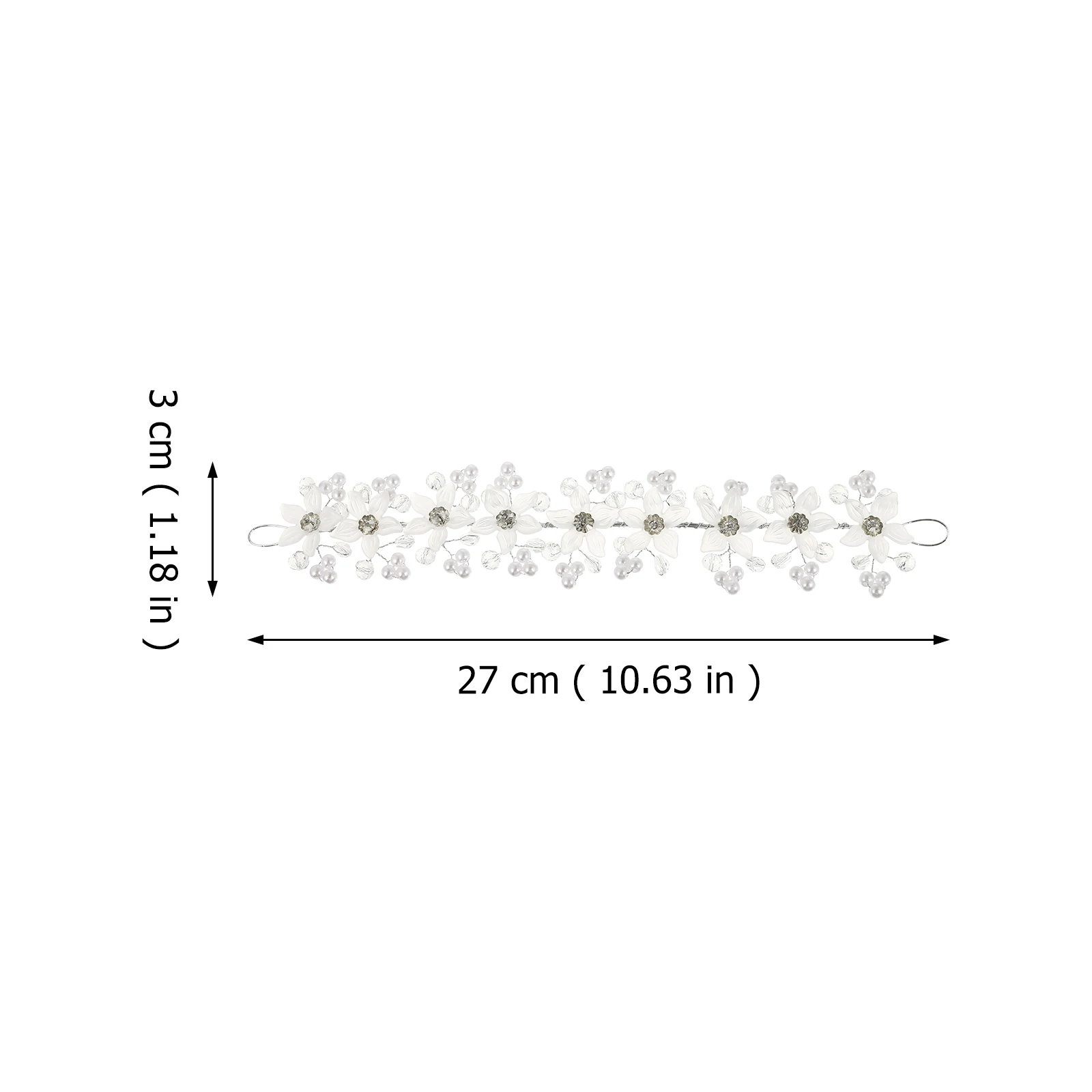 Pearl Beads Headb Acrylic Flower Hair Accessories Wedding Bridal Headdress B Elegant Style Lightweight Bridesmaid Women Party
Pearl Beads Headb Acrylic Flower Hair Accessories Wedding Bridal Headdress B Elegant Style Lightweight Bridesmaid Women Party