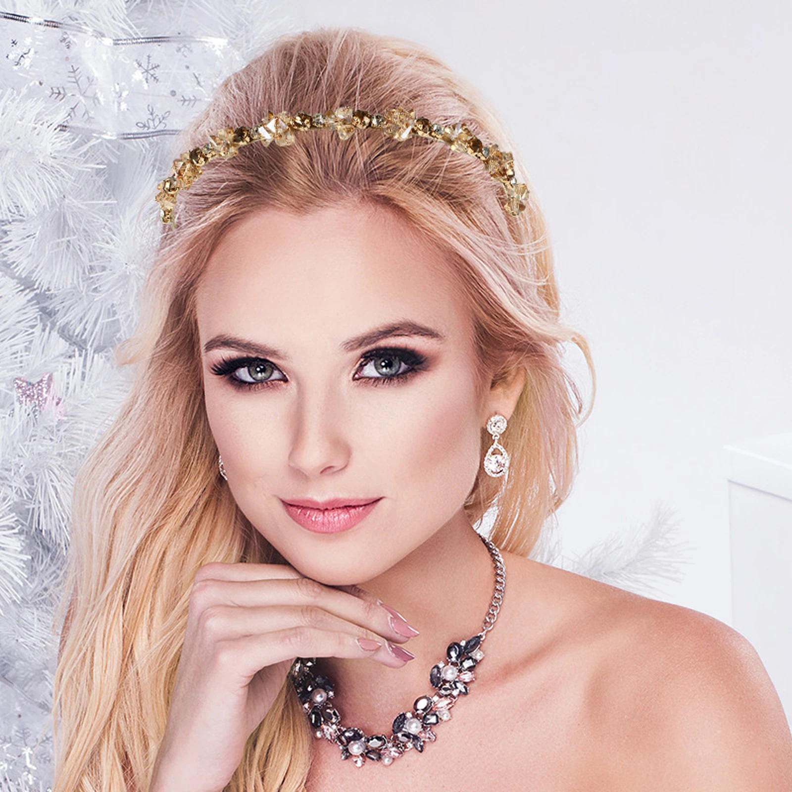 Gold Rhinestone Wide Party Women Accessory Durable Fashion Hair Rhinestone Hair Hoop Hoop Headband Use
Gold Rhinestone Wide Party Women Accessory Durable Fashion Hair Rhinestone Hair Hoop Hoop Headband Use