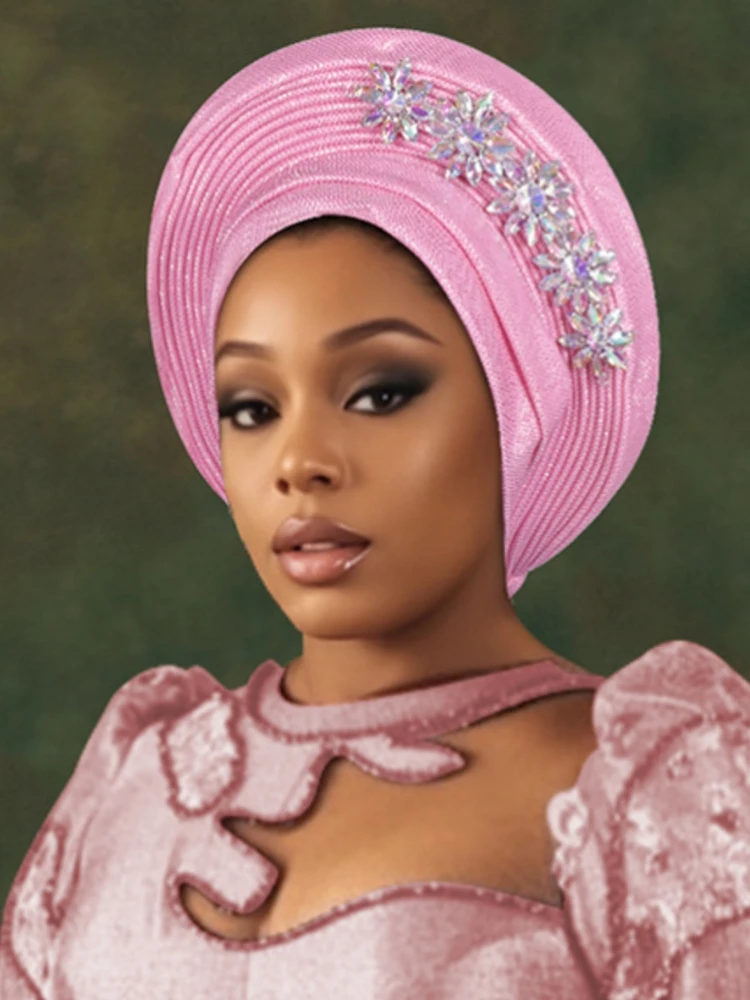 Fashion African Muslim Turban Cap Women's Autogele Headtie Lady Head Wraps Nigeria Wedding Headgear Turbante Mujer 2025
Fashion African Muslim Turban Cap Women's Autogele Headtie Lady Head Wraps Nigeria Wedding Headgear Turbante Mujer 2025