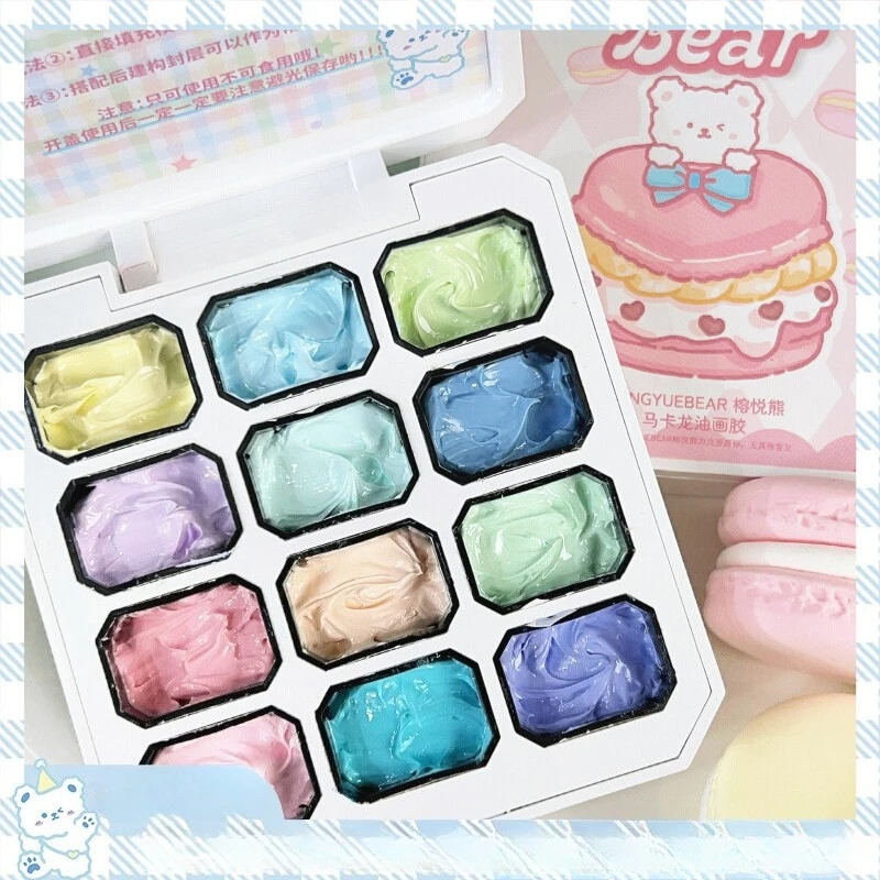 Nail Art Macaron Oil Painting Gel for Nails DIY Carve Patterns 3D UV Gel Texture Carving Flowers Accessories for Manicure Tool
Nail Art Macaron Oil Painting Gel for Nails DIY Carve Patterns 3D UV Gel Texture Carving Flowers Accessories for Manicure Tool