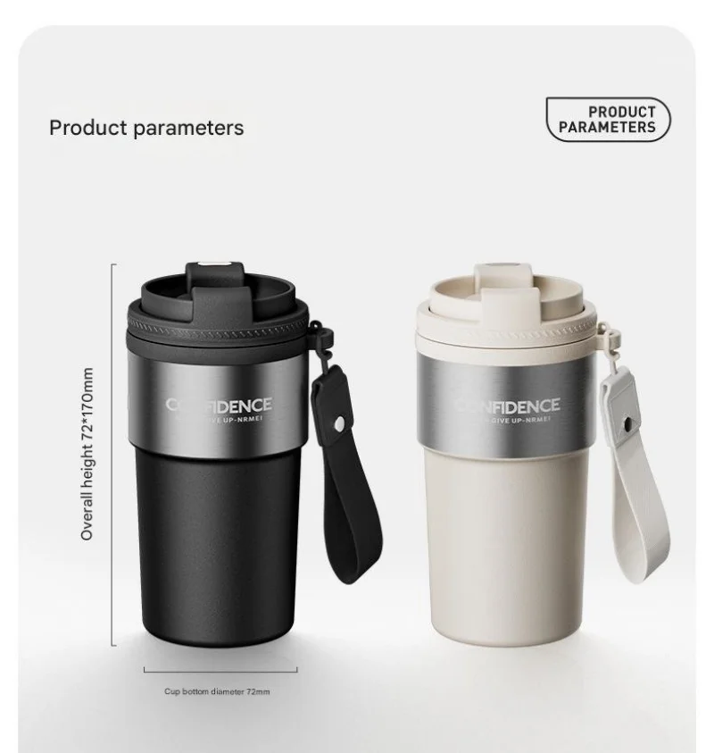 500ml Capacity Iron Coffee Cup Coffee Cup Insulated Coffee Travel Stainless Steel Water Cup Outdoor Portable Coffee Bottle
500ml Capacity Iron Coffee Cup Coffee Cup Insulated Coffee Travel Stainless Steel Water Cup Outdoor Portable Coffee Bottle