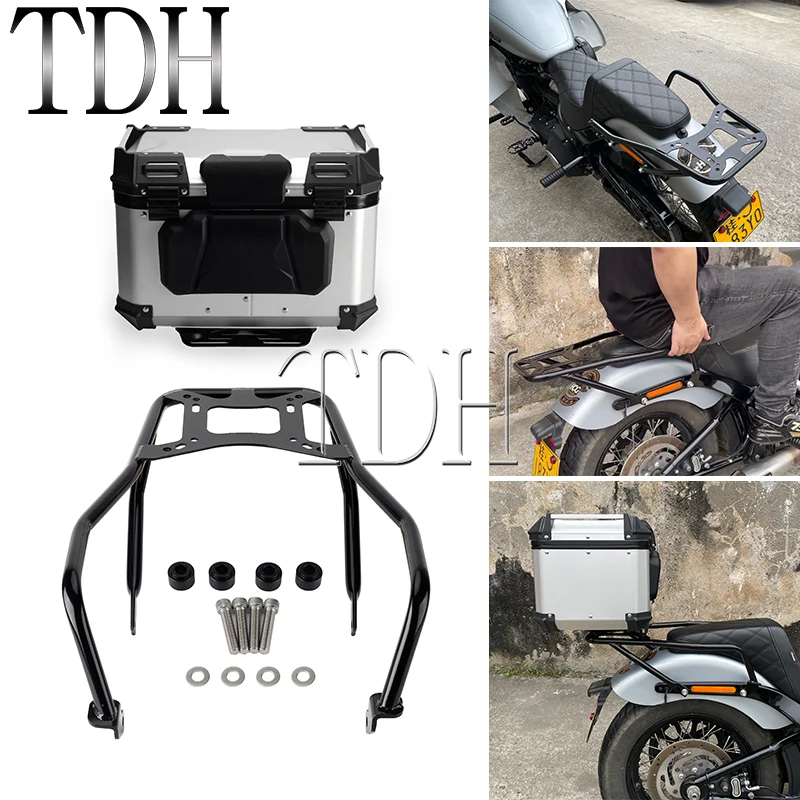 1Set Aluminum Rear Trunk Luggage Case Waterproof Tail Box Storage Box 42L For Harley Softail 18+ Street Bob FXBB FXBBS Standard
1Set Aluminum Rear Trunk Luggage Case Waterproof Tail Box Storage Box 42L For Harley Softail 18+ Street Bob FXBB FXBBS Standard