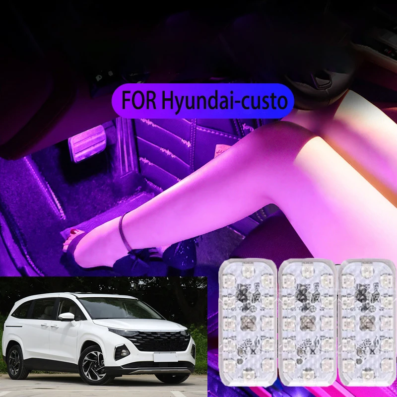 FOR Hyundai-custo LED Car Interior Ambient Foot Light Atmosphere Decorative Lamps Party decoration lights Neon strips
FOR Hyundai-custo LED Car Interior Ambient Foot Light Atmosphere Decorative Lamps Party decoration lights Neon strips