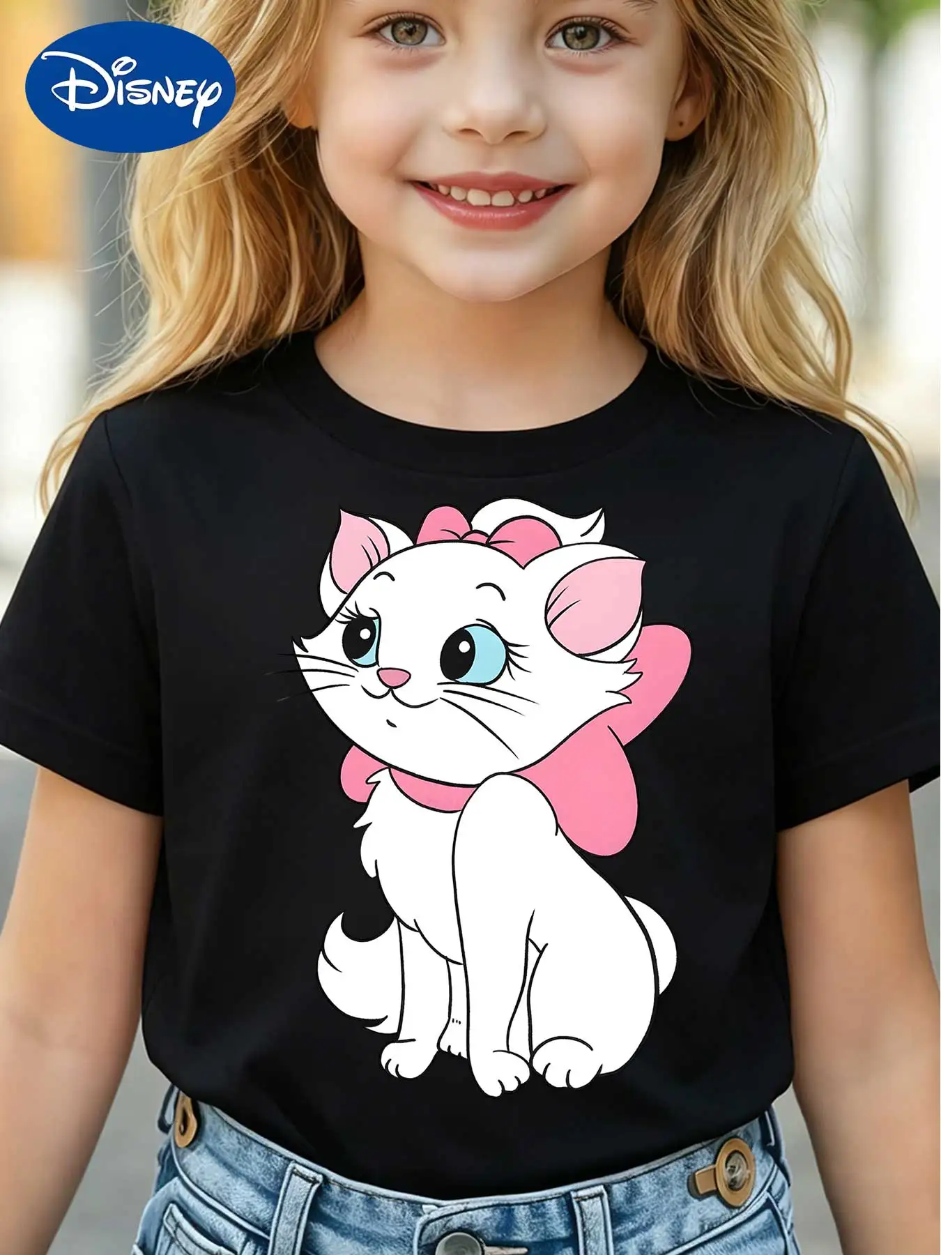 Disney's Marie the Cat Adventure for Boys and Girls, Cute Short-Sleeve Loose Summer T-Shirt
Disney's Marie the Cat Adventure for Boys and Girls, Cute Short-Sleeve Loose Summer T-Shirt