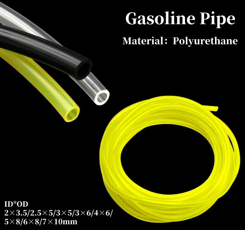 1/2/5M Fuel Gas Hose String Tube Petrol Pipe for Trimmer Chainsaw Blower Hoses DIY Tools 2x3.5/2.5x5/3x5/3x6/4x6/5x8/6x8/7x10mm
1/2/5M Fuel Gas Hose String Tube Petrol Pipe for Trimmer Chainsaw Blower Hoses DIY Tools 2x3.5/2.5x5/3x5/3x6/4x6/5x8/6x8/7x10mm