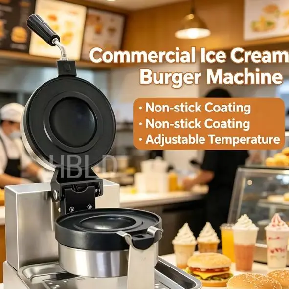 Commercial Electric Ice Cream Burger Machine Multi-Functional Pocket Bread Baking for Hotel Restaurant
Commercial Electric Ice Cream Burger Machine Multi-Functional Pocket Bread Baking for Hotel Restaurant