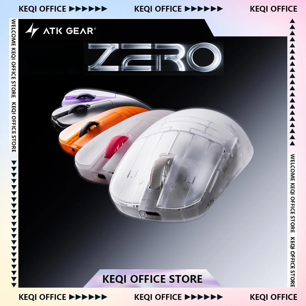 ATK LeiKong ZERO Gaming Mouse Dual 8K Lightweight 2.4G Wireless Ergonomics E-sports Mouse Customized PC Accessories Gifts
ATK LeiKong ZERO Gaming Mouse Dual 8K Lightweight 2.4G Wireless Ergonomics E-sports Mouse Customized PC Accessories Gifts