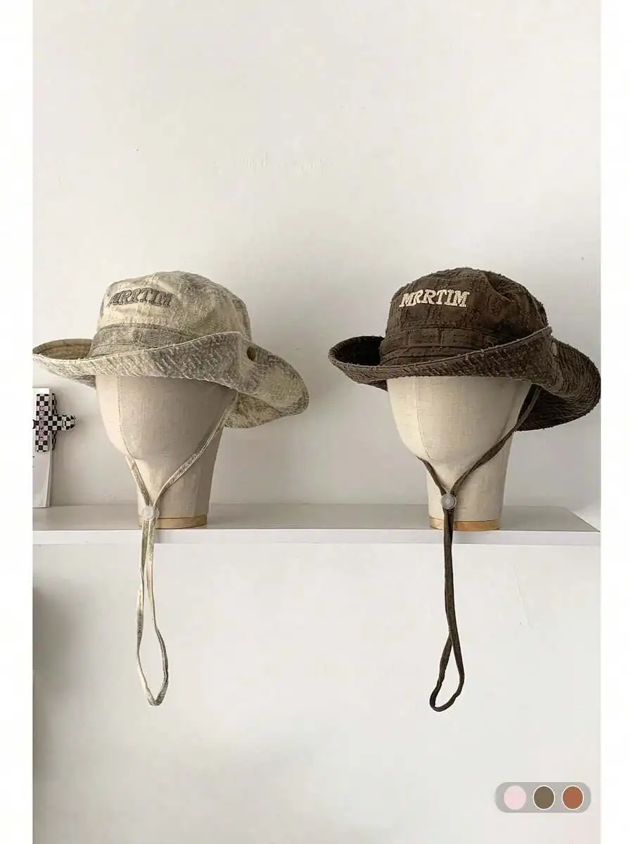 Unisex Outdoor Wasteland Style Wide Brim Hat,Fishing Cap Men's Sun Hat Summer Hat,Suitable For Camping,Climbing,Hiking Fishing
Unisex Outdoor Wasteland Style Wide Brim Hat,Fishing Cap Men's Sun Hat Summer Hat,Suitable For Camping,Climbing,Hiking Fishing