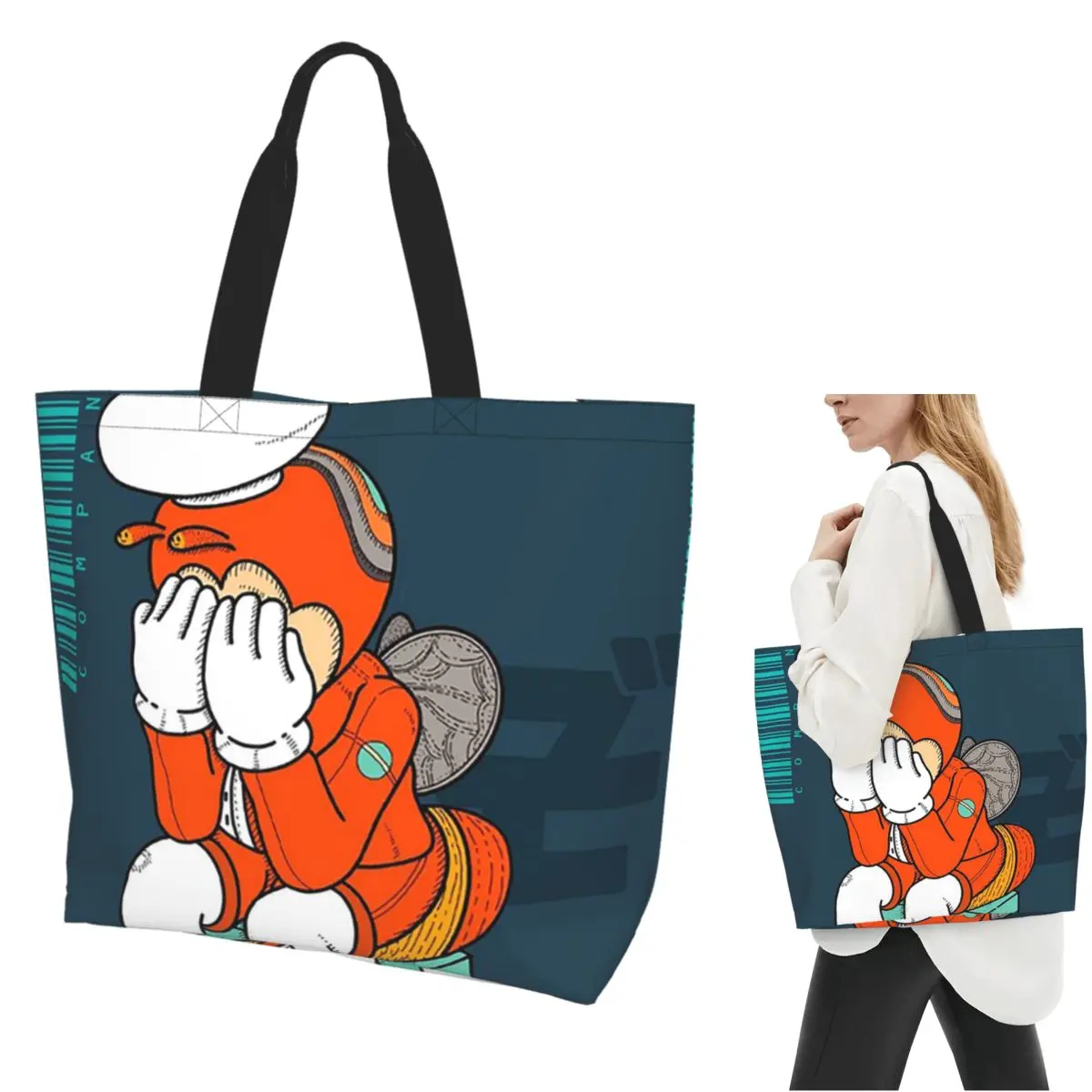 JOLLIBEE KAMUSTA HYPE BACKPRINT Сумка-тоут для покупок Холщовая сумка на плечо большой вместимости Сумка-шоппер для продуктов для женщин
JOLLIBEE KAMUSTA HYPE BACKPRINT Сумка-тоут для покупок Холщовая сумка на плечо большой вместимости Сумка-шоппер для продуктов для женщин