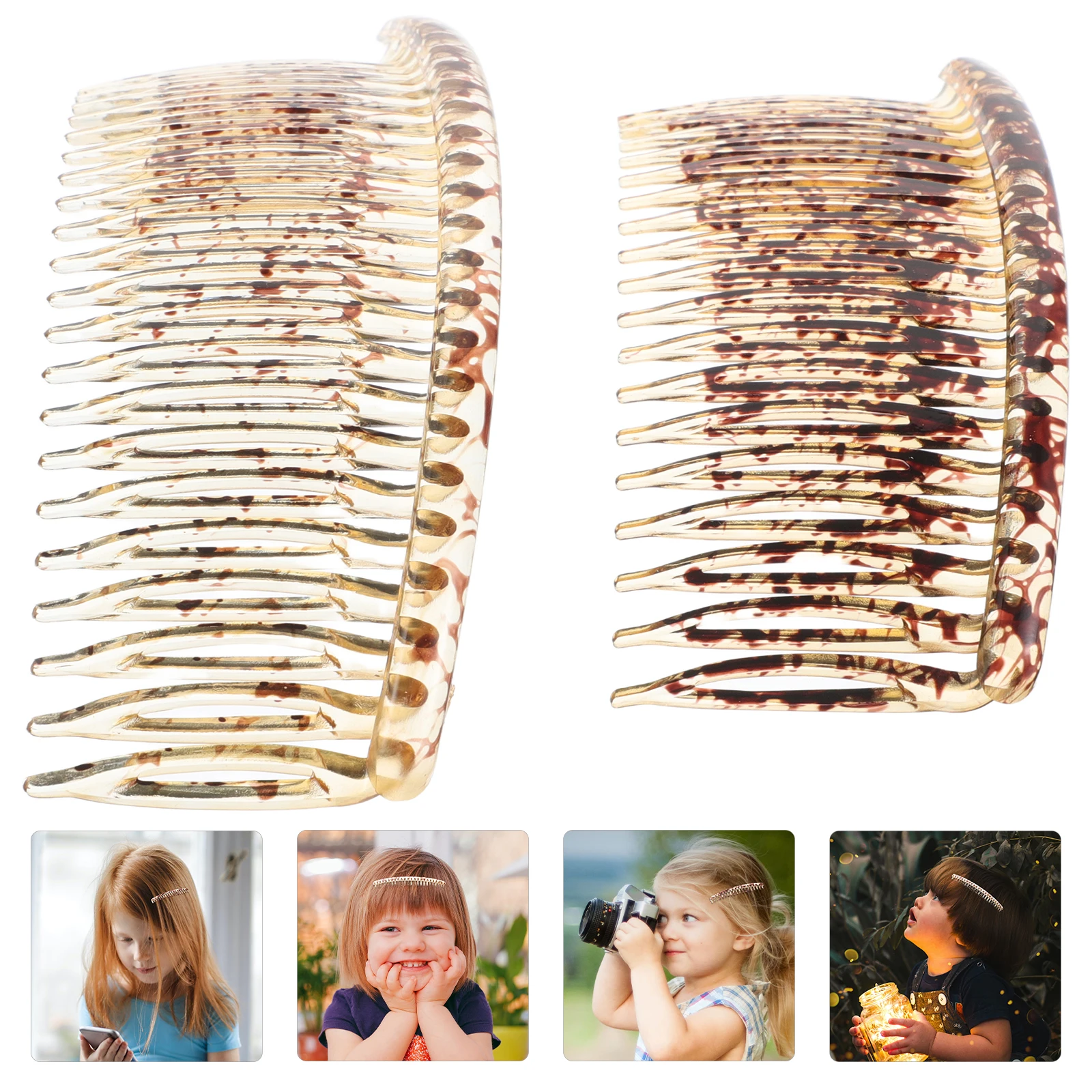 2pcs Durable Hair Comb Simple Design Non Slip for Women Side Comb Bridal Accessories French Twist Adult Kids Use
2pcs Durable Hair Comb Simple Design Non Slip for Women Side Comb Bridal Accessories French Twist Adult Kids Use