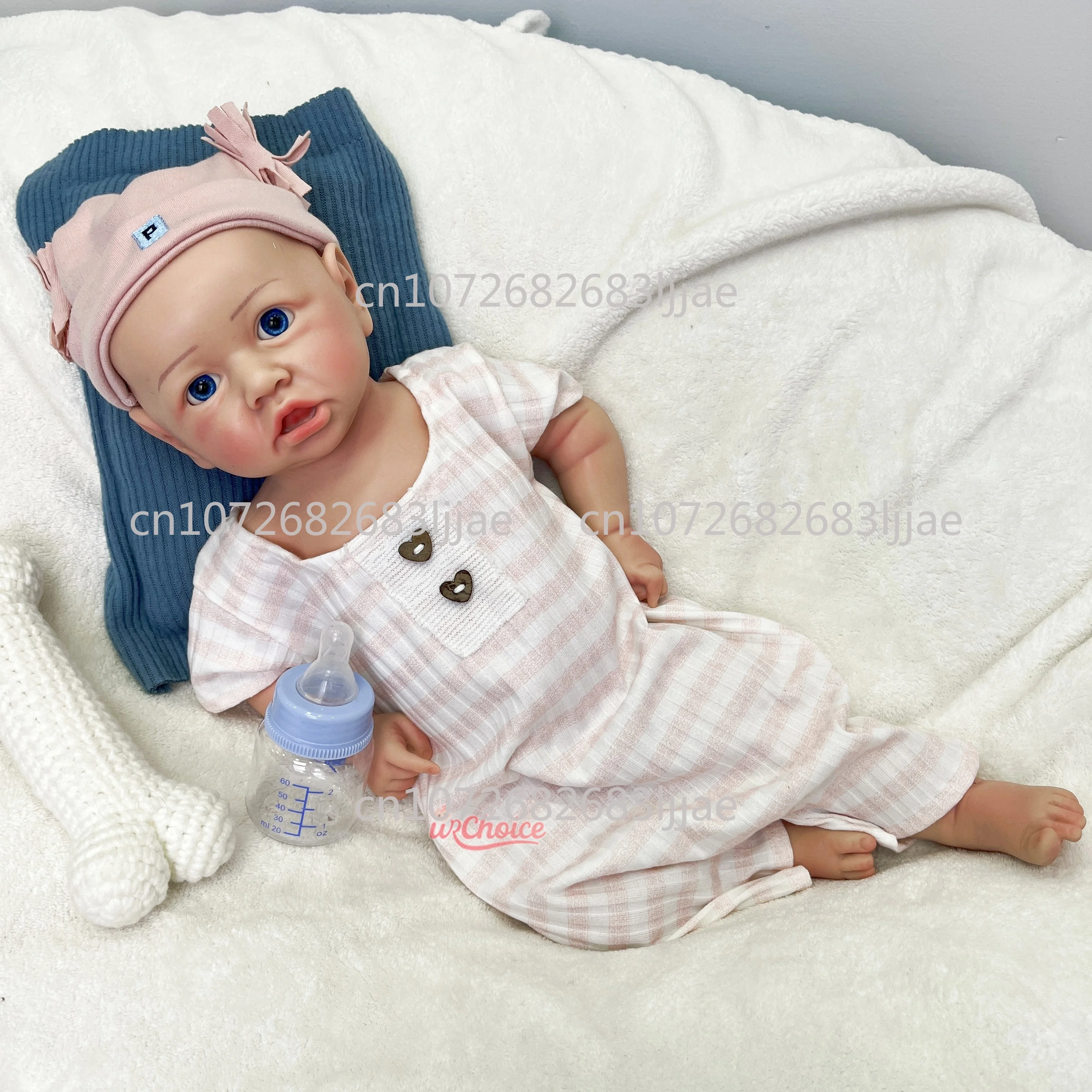 17-дюймовая реалистичная кукла реборн, полностью силиконовая, мягкая для маленьких девочек с яркими глазами, реалистичная новорожденная для эмоционального компаньонаря
17-дюймовая реалистичная кукла реборн, полностью силиконовая, мягкая для маленьких девочек с яркими глазами, реалистичная новорожденная для эмоционального компаньонаря