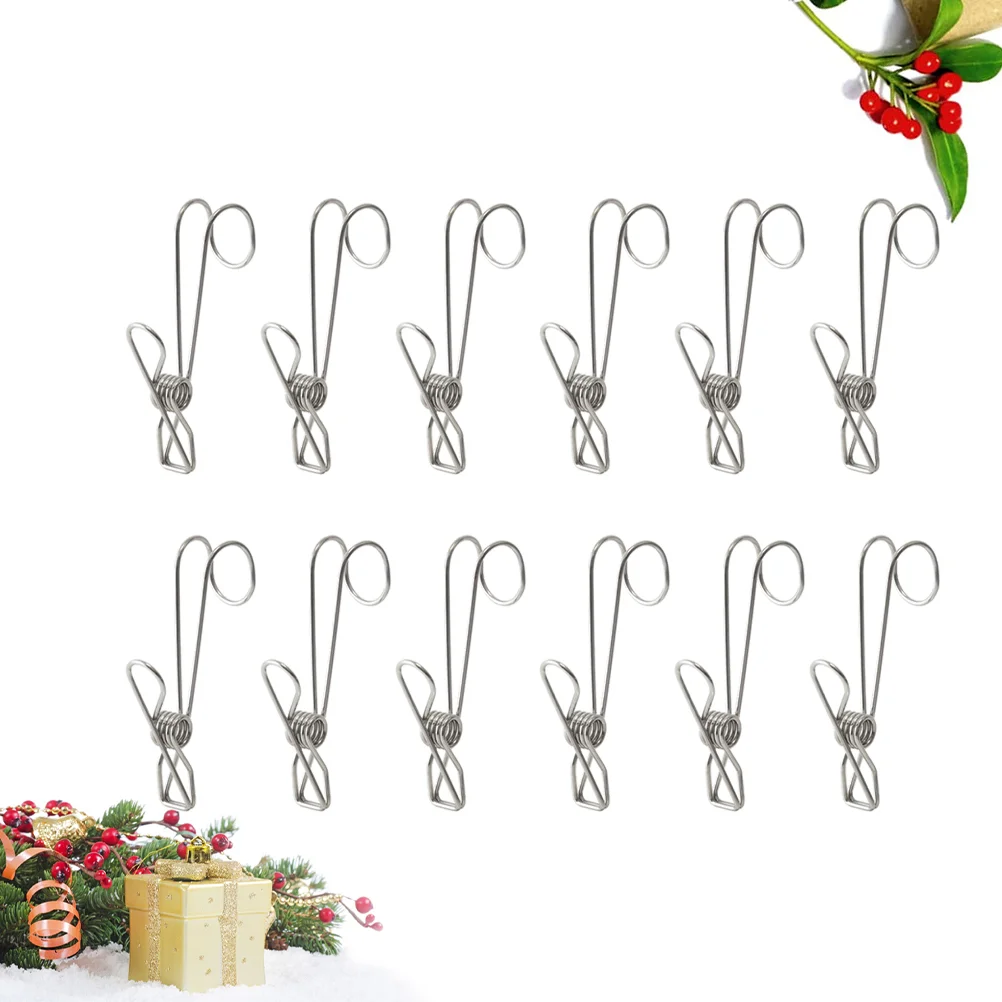 12 PCS Clothes Clips for Drying Metal Wire Stainless Steel Clothespins Clothesline
12 PCS Clothes Clips for Drying Metal Wire Stainless Steel Clothespins Clothesline
