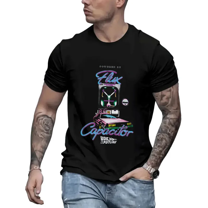 Retro Powered By Flux Capacitor Back To The Future Sic Fi Gift t shirt 80s movies Time Machine Graphic Clothes All size Tops
Retro Powered By Flux Capacitor Back To The Future Sic Fi Gift t shirt 80s movies Time Machine Graphic Clothes All size Tops
