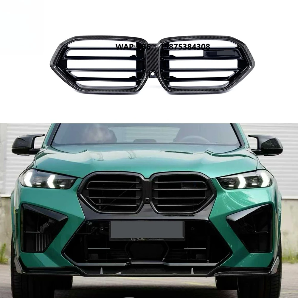 X5M F95 X6M F96 Lci Dry Carbon Fiber Front Upper Grille for BWM Car Front Bumper Grills 2023-2025+
X5M F95 X6M F96 Lci Dry Carbon Fiber Front Upper Grille for BWM Car Front Bumper Grills 2023-2025+