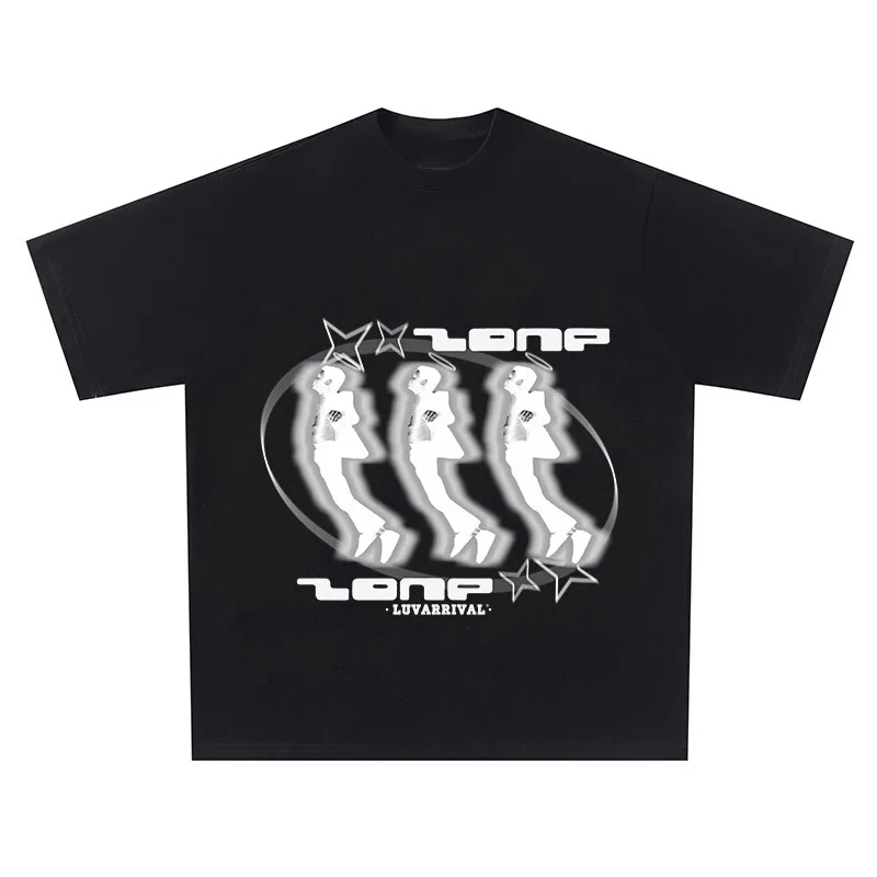 y2k 100% Cotton couple style T-shirts Oversized Wild phantom print INS Retro Short-sleeve loose korean popular clothes Tops
y2k 100% Cotton couple style T-shirts Oversized Wild phantom print INS Retro Short-sleeve loose korean popular clothes Tops