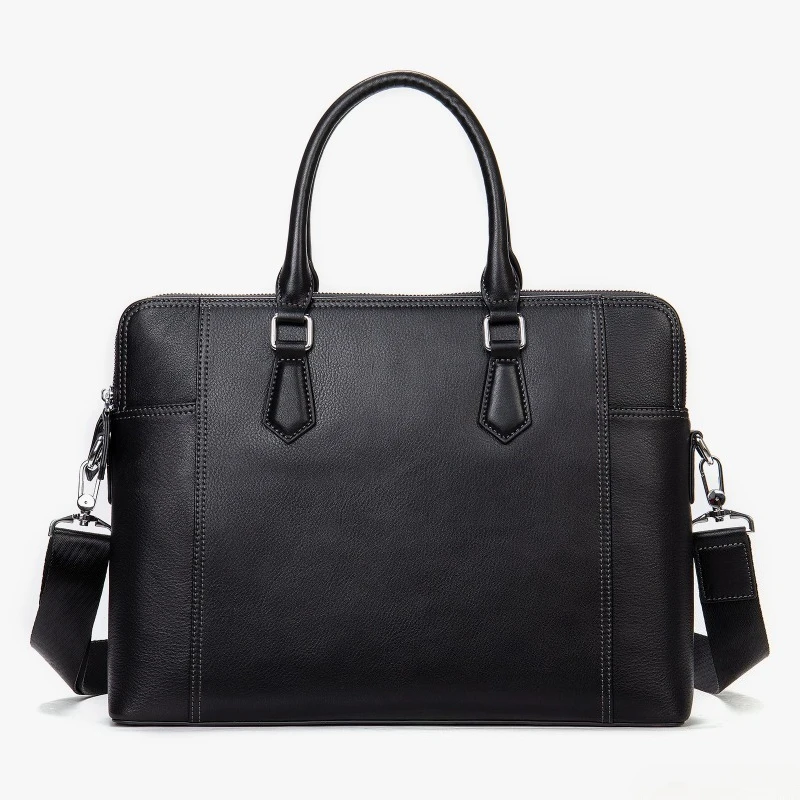 Men's Convertible Top Grain Leather Briefcase Padded Laptop Compartment Detachable Shoulder Strap Business
Men's Convertible Top Grain Leather Briefcase Padded Laptop Compartment Detachable Shoulder Strap Business