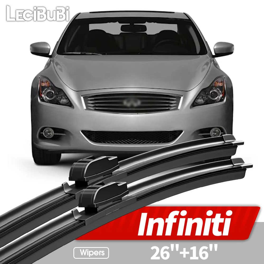 26"+16" For Infiniti Q40 G25 G35 G37 2007-2016 Front Windshield Wiper Blades Windscreen Window Accessories
26"+16" For Infiniti Q40 G25 G35 G37 2007-2016 Front Windshield Wiper Blades Windscreen Window Accessories