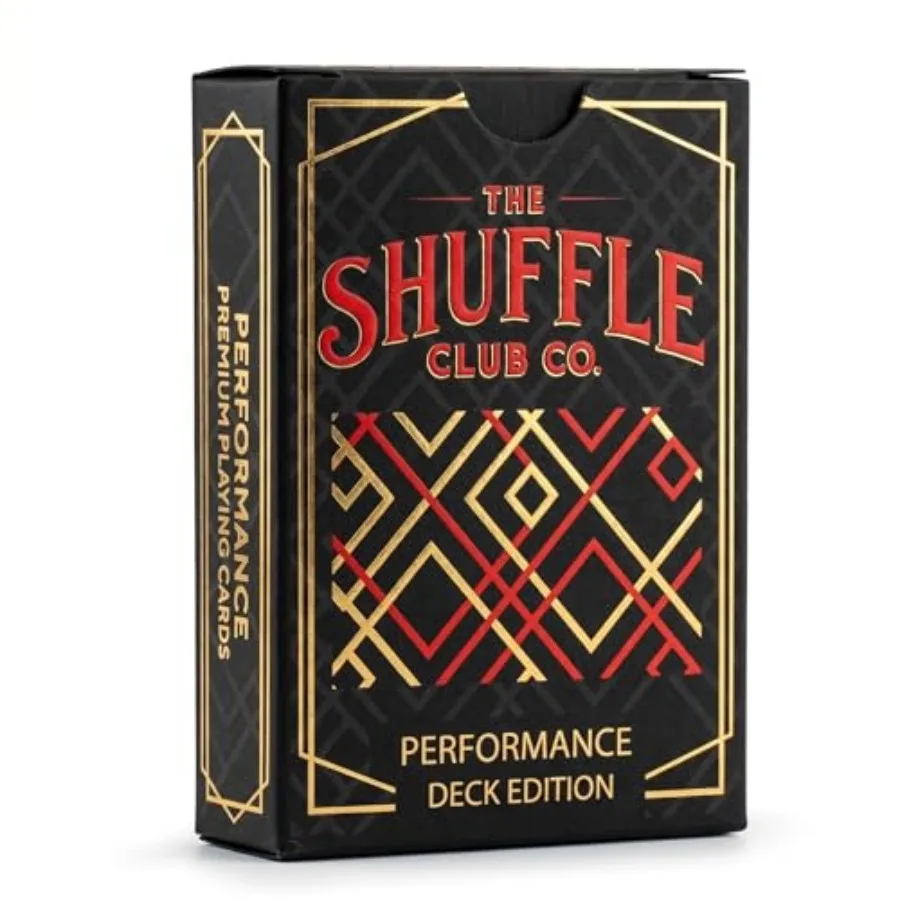 Performance Deck Playing Cards Premium Black Core Linen Deck 30GSM Italian Paper Smooth Shuffle and Perfect Snap Gift for Card
Performance Deck Playing Cards Premium Black Core Linen Deck 30GSM Italian Paper Smooth Shuffle and Perfect Snap Gift for Card