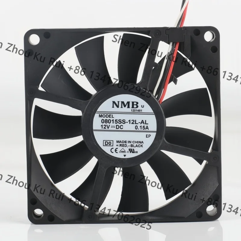 80X80X15MM New original NMB DC 12V 0.15A AC EC 8015 ultra-thin silent inverter 3-wire 8CM 08015SS-12L-AL cooling fan
80X80X15MM New original NMB DC 12V 0.15A AC EC 8015 ultra-thin silent inverter 3-wire 8CM 08015SS-12L-AL cooling fan