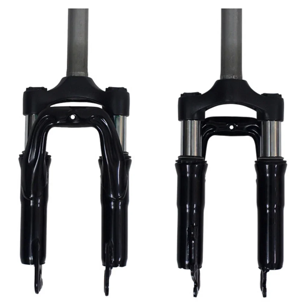 14 Inch Folding Bike Fork Travel Suspension Fork 390x82mm Quick Release Oil Spring Fork Disc Brake Bicycle Parts Black Accessory
14 Inch Folding Bike Fork Travel Suspension Fork 390x82mm Quick Release Oil Spring Fork Disc Brake Bicycle Parts Black Accessory