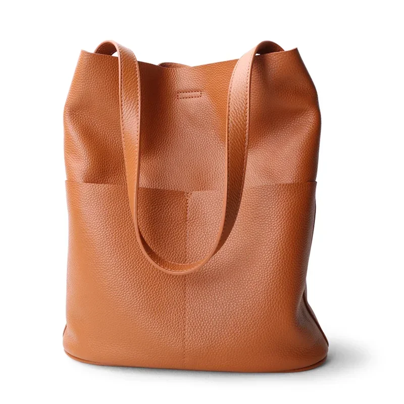 Women Handbag Soft Genuine Real Leather Bucket Totes Bag Fashion Lady Shopping Bag Casual Shoulder Shoper Bag for School Girls
Women Handbag Soft Genuine Real Leather Bucket Totes Bag Fashion Lady Shopping Bag Casual Shoulder Shoper Bag for School Girls