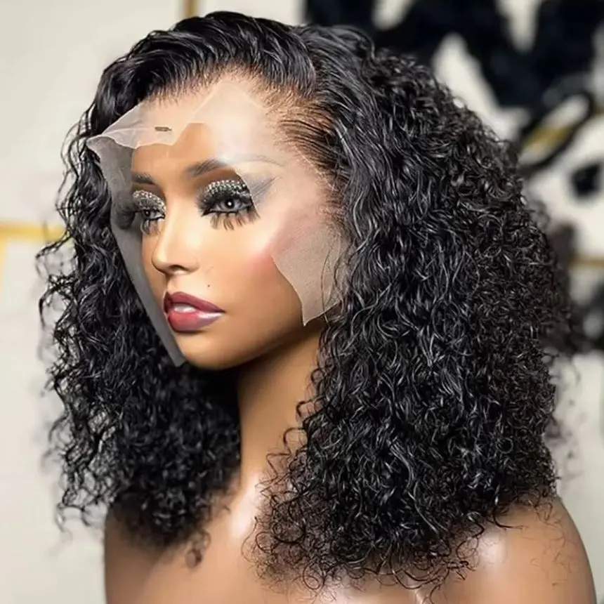 Short Bob Water Wave Human Hair Frontal Wig HD Transparent 13x4 Lace Front Wigs 100% Human Hair Curly Wigs For Women PrePlucked
Short Bob Water Wave Human Hair Frontal Wig HD Transparent 13x4 Lace Front Wigs 100% Human Hair Curly Wigs For Women PrePlucked