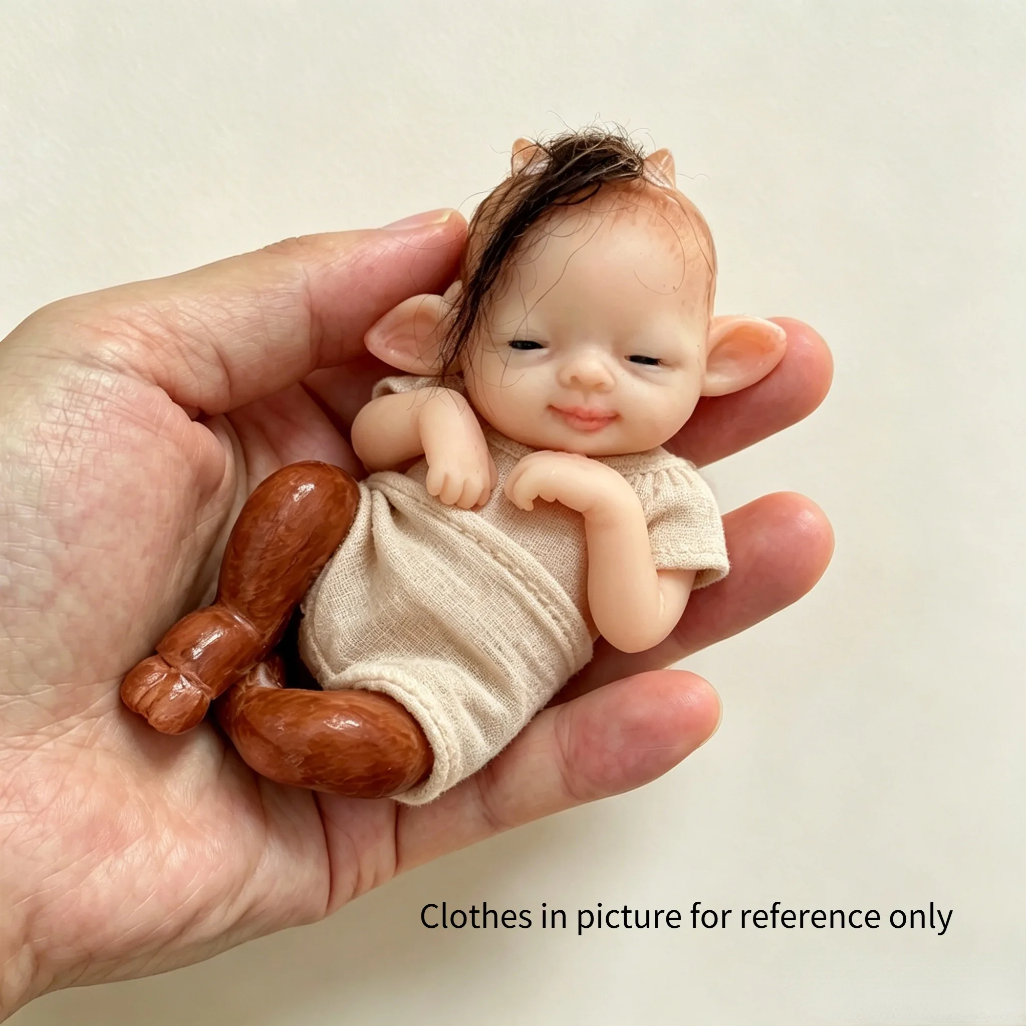 6 Inch Full Solid Silicone Elf Baby Doll Mini Fantasy Devil Reborn Doll Handmade Realistic Skin Tiny Palm Size Collectible Art Doll Toy Gift For Kids Adult Collection Overseas Warehouse Fast Shipping
6 Inch Full Solid Silicone Elf Baby Doll Mini Fantasy Devil Reborn Doll Handmade Realistic Skin Tiny Palm Size Collectible Art Doll Toy Gift For Kids Adult Collection Overseas Warehouse Fast Shipping