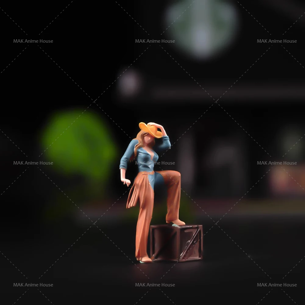 Miniatures 1/87 1/64 1/43 Trendy Cowboy Cool Girl Figure Doll Model Unpainted Creative Photography Home Scene Decoration Car Toy
Miniatures 1/87 1/64 1/43 Trendy Cowboy Cool Girl Figure Doll Model Unpainted Creative Photography Home Scene Decoration Car Toy