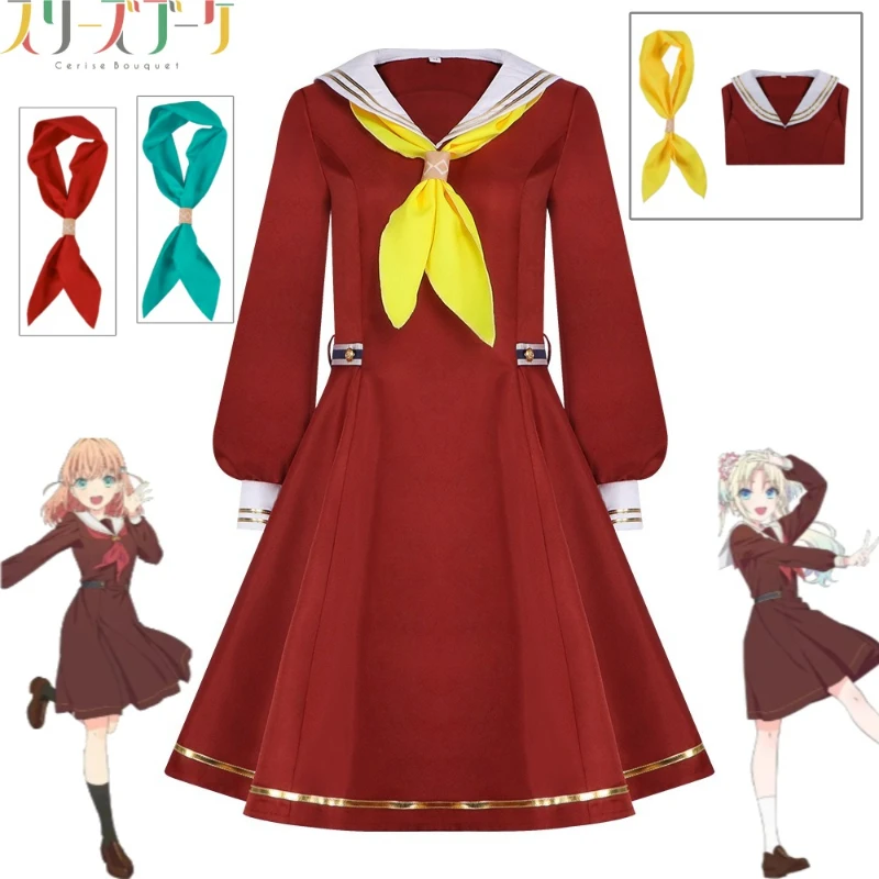 Long Sleeve Sailor Dress Pleated Skirt Set Cosplay Costume Hasunosora Girls Academy Winter Uniform for Women Halloween Party
Long Sleeve Sailor Dress Pleated Skirt Set Cosplay Costume Hasunosora Girls Academy Winter Uniform for Women Halloween Party
