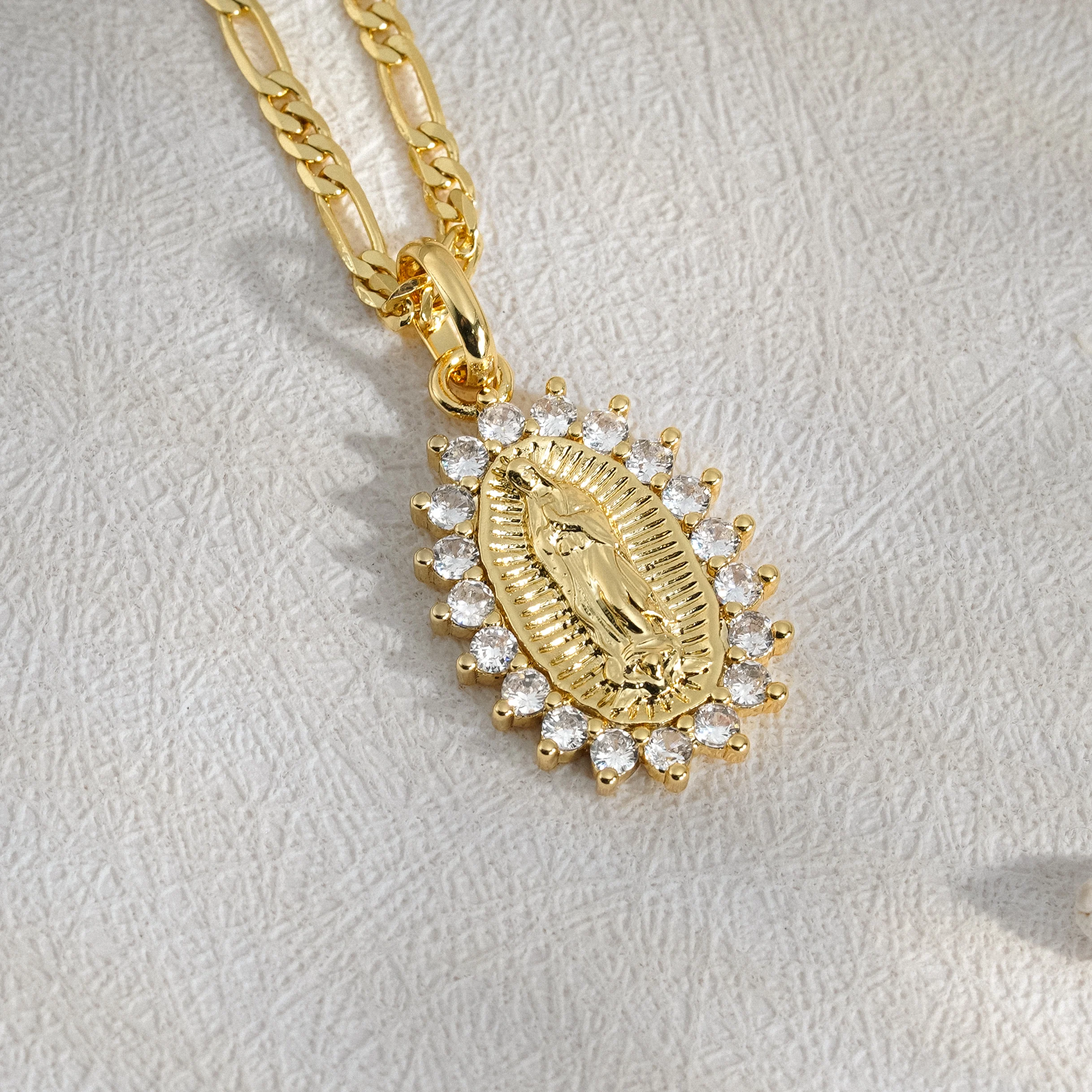 YSY The elegant and retro Virgin Mary pendant necklace is suitable for daily prayers and religious festival gifts
YSY The elegant and retro Virgin Mary pendant necklace is suitable for daily prayers and religious festival gifts