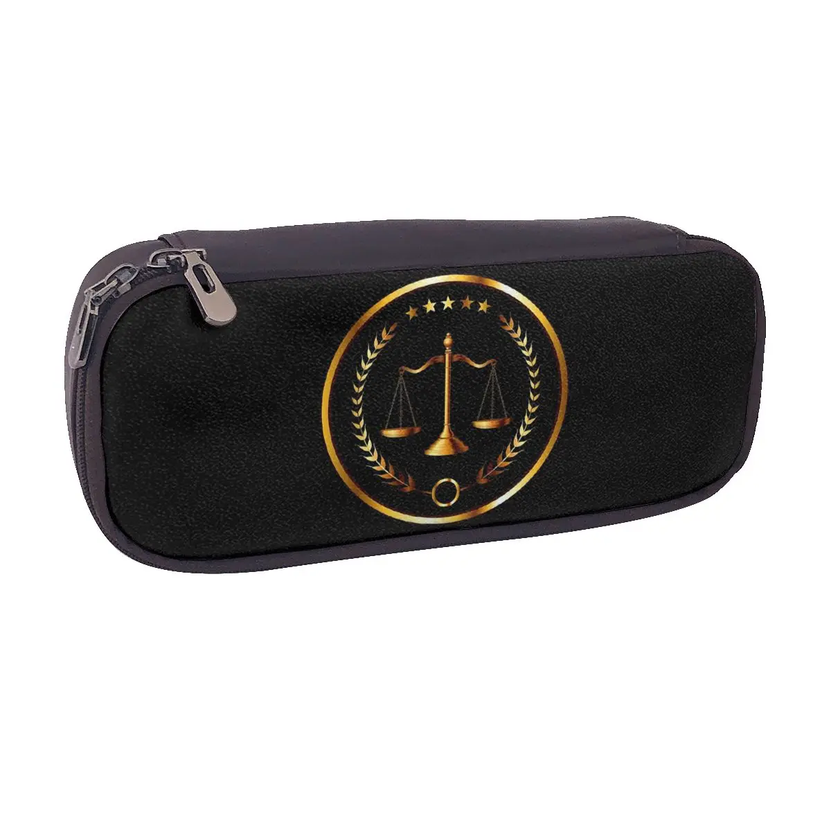 Gold Scales Of Justice Law Logo Lawyer Legal Party Leather Pencil Case for Studen School Pen Box Pencil Bag Pen Holder Bag
Gold Scales Of Justice Law Logo Lawyer Legal Party Leather Pencil Case for Studen School Pen Box Pencil Bag Pen Holder Bag
