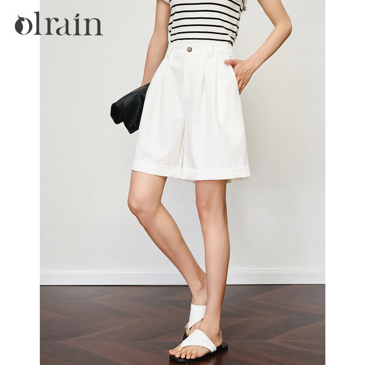 OLrain Women Summer White Shorts 2025 Mid Length Tailored Pants Office Lady Commuter High Waist Wide Leg Short Pants O57XK99013
OLrain Women Summer White Shorts 2025 Mid Length Tailored Pants Office Lady Commuter High Waist Wide Leg Short Pants O57XK99013