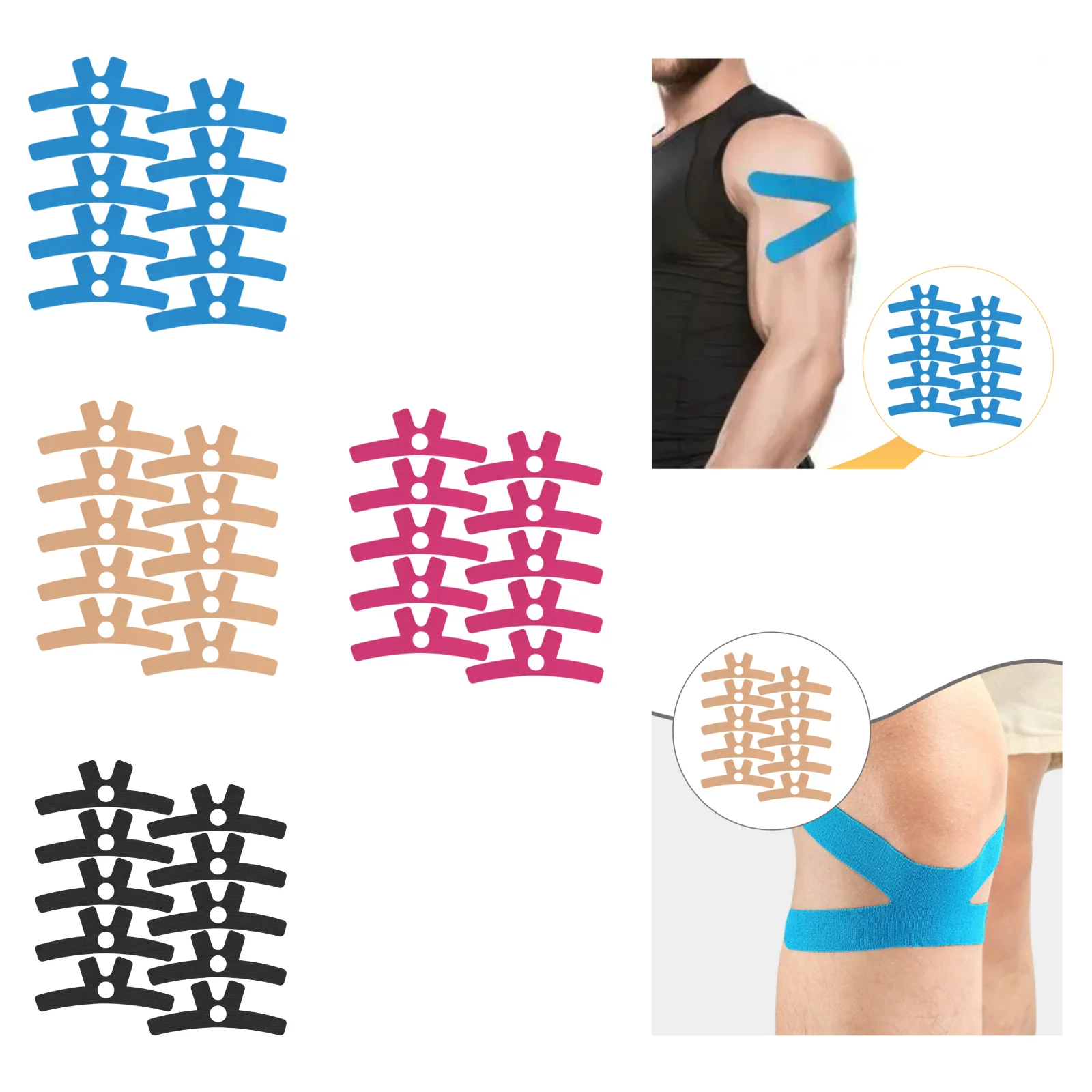10Pcs Pre Cut Tape for Shoulder Athleti Athletic Tape Accessories for Body Knee Running Swimming Gym
10Pcs Pre Cut Tape for Shoulder Athleti Athletic Tape Accessories for Body Knee Running Swimming Gym
