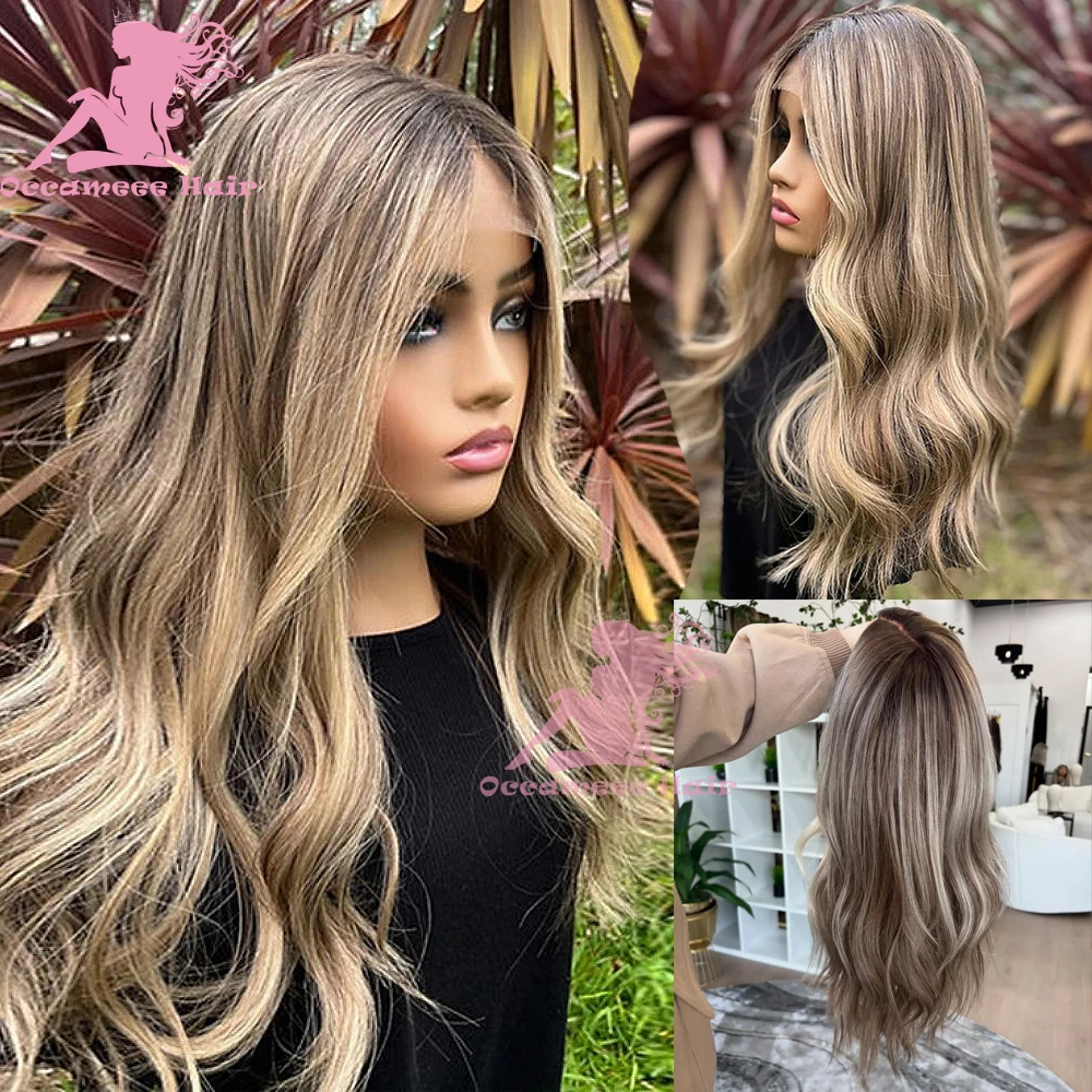 Lace Front Human Hair Wigs Loose Wave Highlight Ash Blonde Transparent Lace Front Wigs Brown Roots Ombre Blonde Pre Plucked Blea
Lace Front Human Hair Wigs Loose Wave Highlight Ash Blonde Transparent Lace Front Wigs Brown Roots Ombre Blonde Pre Plucked Blea