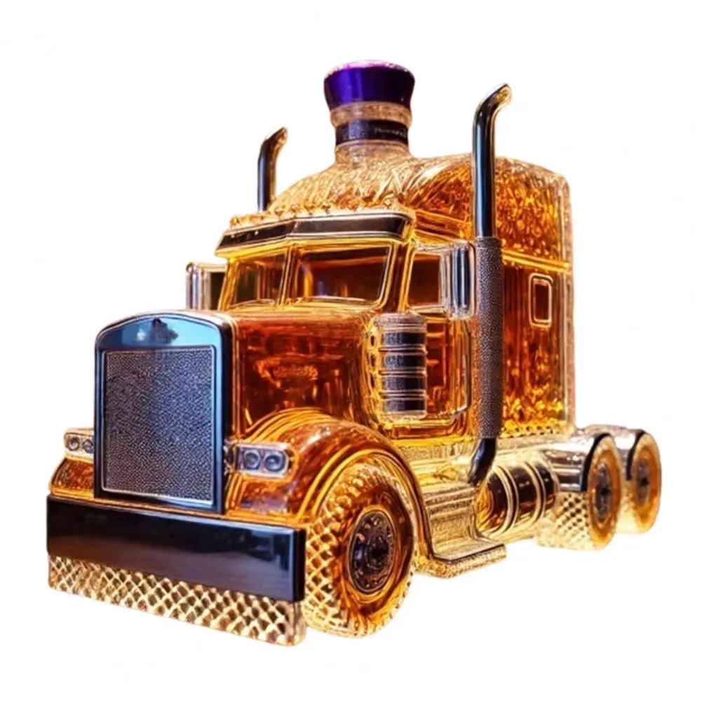 2026 Truck-Shaped Glass Whiskey Decanter, Vintage Carafes for Spirits, Liquor Storage Bottle with Airtight Seal, Home Bar Decor
2026 Truck-Shaped Glass Whiskey Decanter, Vintage Carafes for Spirits, Liquor Storage Bottle with Airtight Seal, Home Bar Decor
