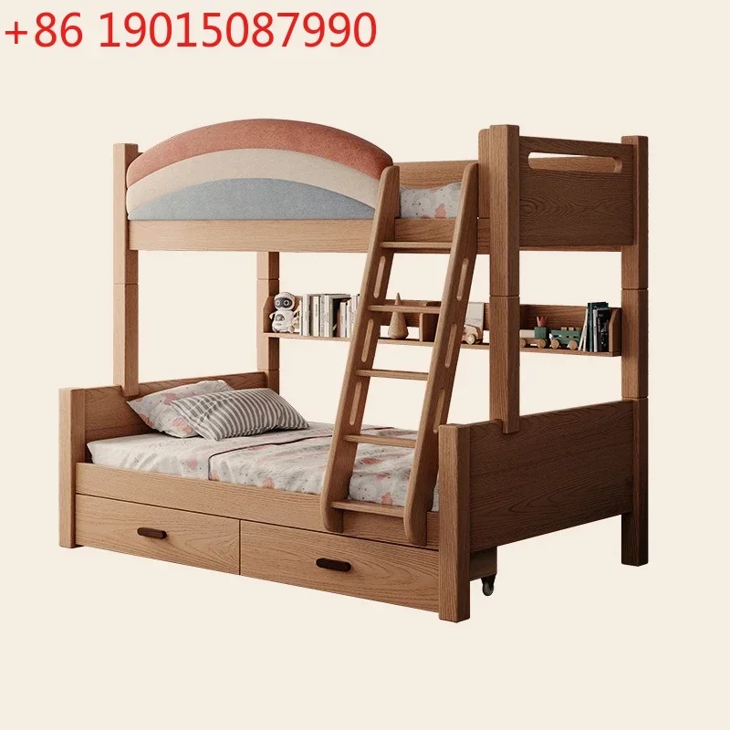All solid wood children's bed high and low bed Nordic beech mother and child bed modern simple double-layer
All solid wood children's bed high and low bed Nordic beech mother and child bed modern simple double-layer