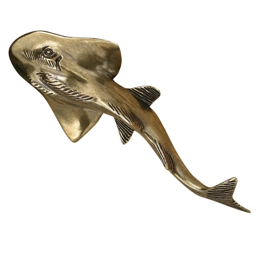 Brass Guitarfish Statue Retro Desktop Decoration Vintage Sea Animal Household Garden Tabletop Ornament Sculpture
Brass Guitarfish Statue Retro Desktop Decoration Vintage Sea Animal Household Garden Tabletop Ornament Sculpture