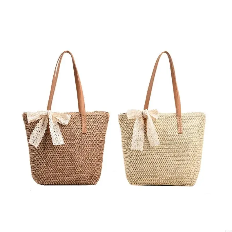 Stylish Straw Shoulder Bag for Women with Ample Space for Essential Lightweight Bows Commute Bags Travel Underarm Handba F3MD 
Stylish Straw Shoulder Bag for Women with Ample Space for Essential Lightweight Bows Commute Bags Travel Underarm Handba F3MD