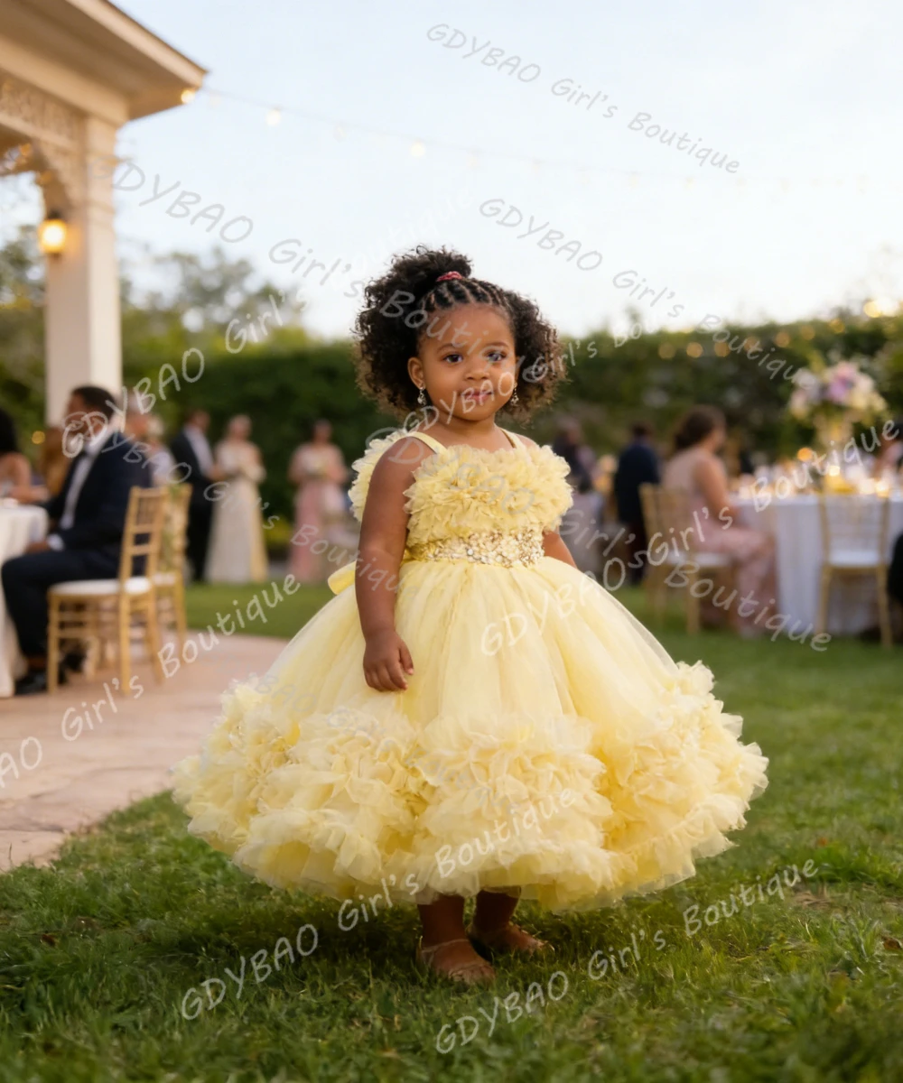 Toddlers Birthday Dress Straps Flower Girl Dress Kids Ruffled Tulle First Communion Princess Wedding Party Gowns Custom Vestidos
Toddlers Birthday Dress Straps Flower Girl Dress Kids Ruffled Tulle First Communion Princess Wedding Party Gowns Custom Vestidos