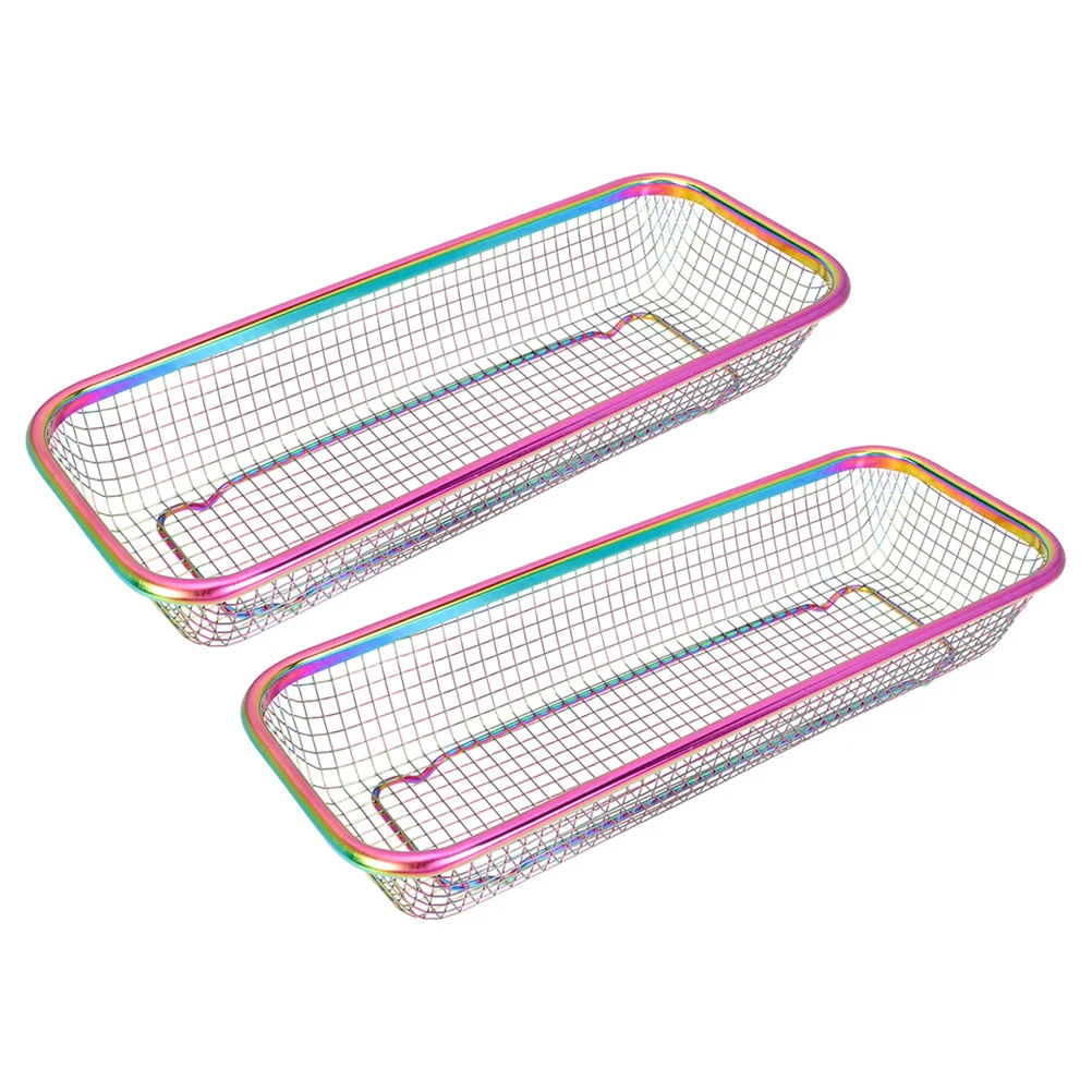 2 Pcs Stainless Steel Chopsticks Basket Cutlery Storage Containers Cage Colorful 201
2 Pcs Stainless Steel Chopsticks Basket Cutlery Storage Containers Cage Colorful 201