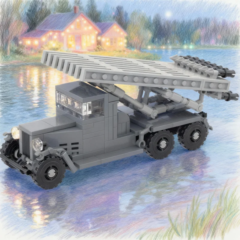 NEW 275PCS MOC Military WW2 Katyusha Bm 13 1 45 Scale Model DIY Creative Assembly Building Blocks Display Birthday Gift Blocks
NEW 275PCS MOC Military WW2 Katyusha Bm 13 1 45 Scale Model DIY Creative Assembly Building Blocks Display Birthday Gift Blocks
