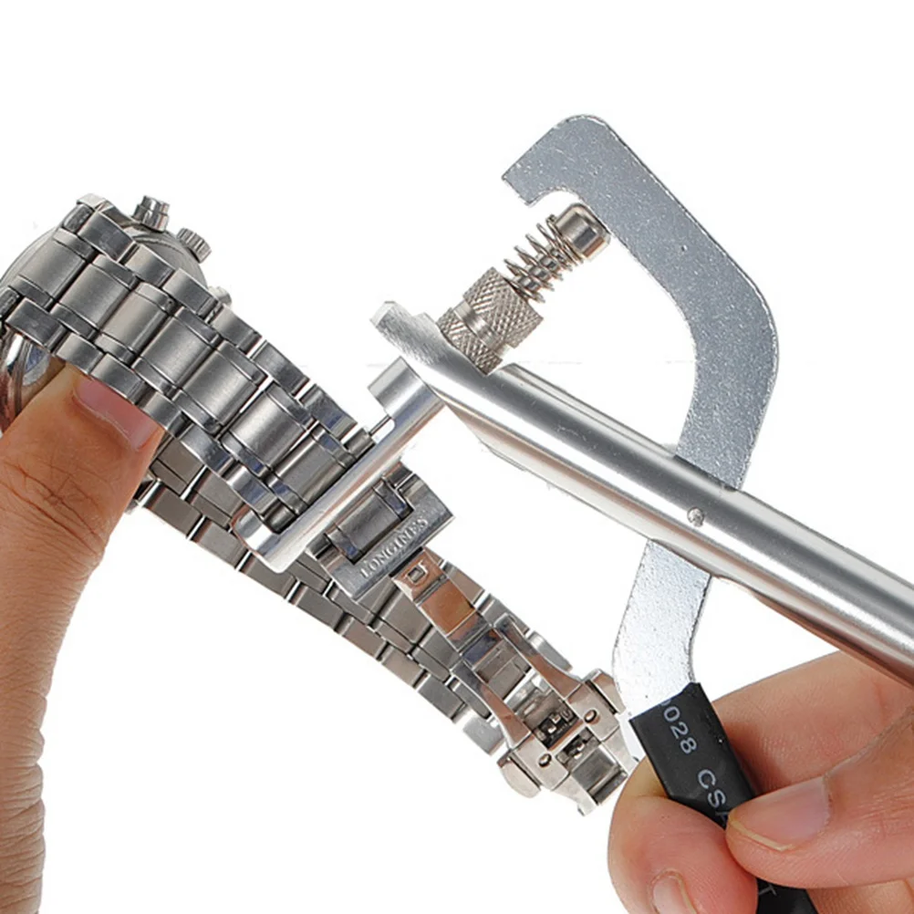 Repair Tool Clock Tool Steel Band Pin Remover Link Adjuster Spare Pins Replaceable Head Spring Bar Remover Watch
Repair Tool Clock Tool Steel Band Pin Remover Link Adjuster Spare Pins Replaceable Head Spring Bar Remover Watch