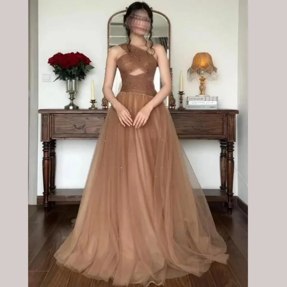 Elegant Strapless A-line Evening Prom Dress with Exquisite Beading One Shoulder Ruched Gown for Women Charming Party Wear
Elegant Strapless A-line Evening Prom Dress with Exquisite Beading One Shoulder Ruched Gown for Women Charming Party Wear