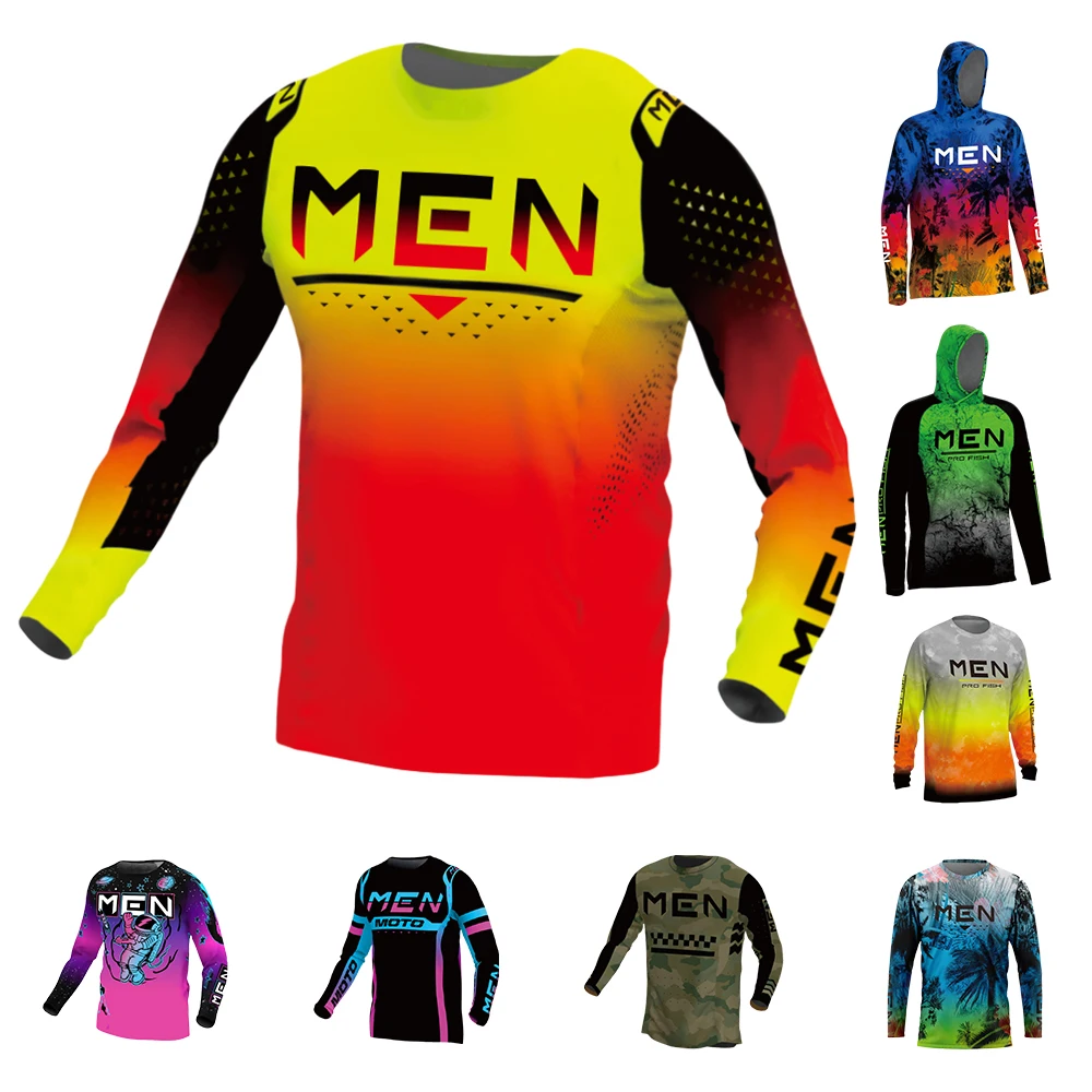 Motocross Multicolor Cool Cycling T-shirts Motocross Cycling T-Shirts Men Racing Long Sleeve Shirt Dirt Bike Riding ATV MTB BMX
Motocross Multicolor Cool Cycling T-shirts Motocross Cycling T-Shirts Men Racing Long Sleeve Shirt Dirt Bike Riding ATV MTB BMX