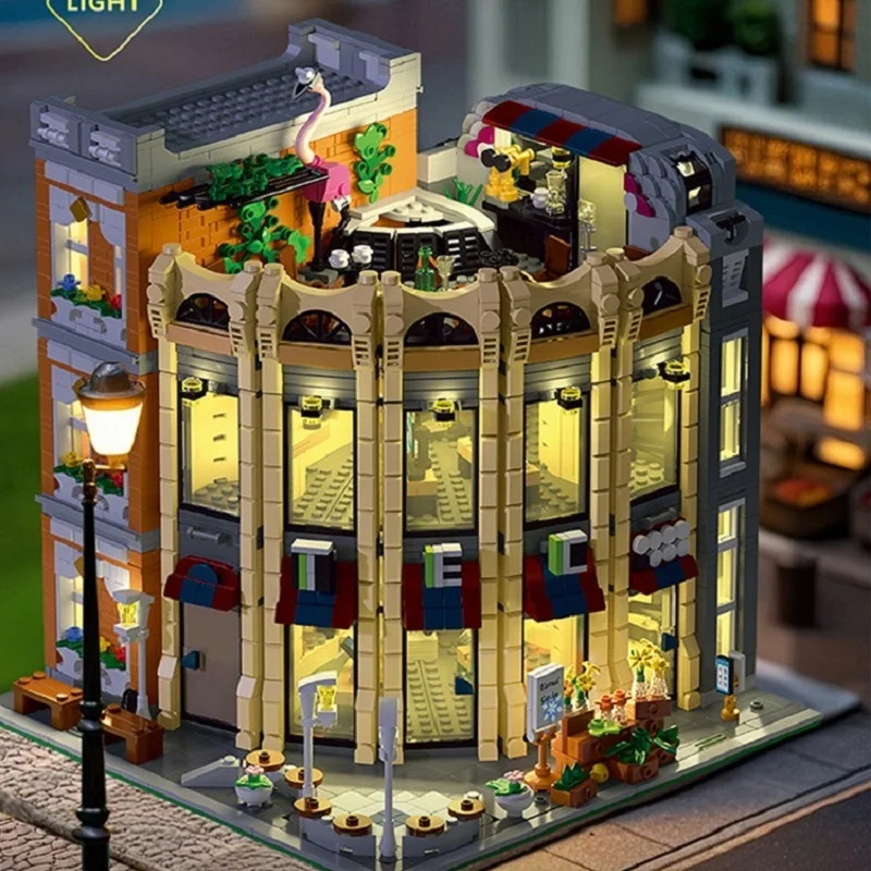 Store Modular Model Toys Kids Gift 3231PCS Creative Expert MOC Round Corner Shop Building Blocks City Street View European Style
Store Modular Model Toys Kids Gift 3231PCS Creative Expert MOC Round Corner Shop Building Blocks City Street View European Style