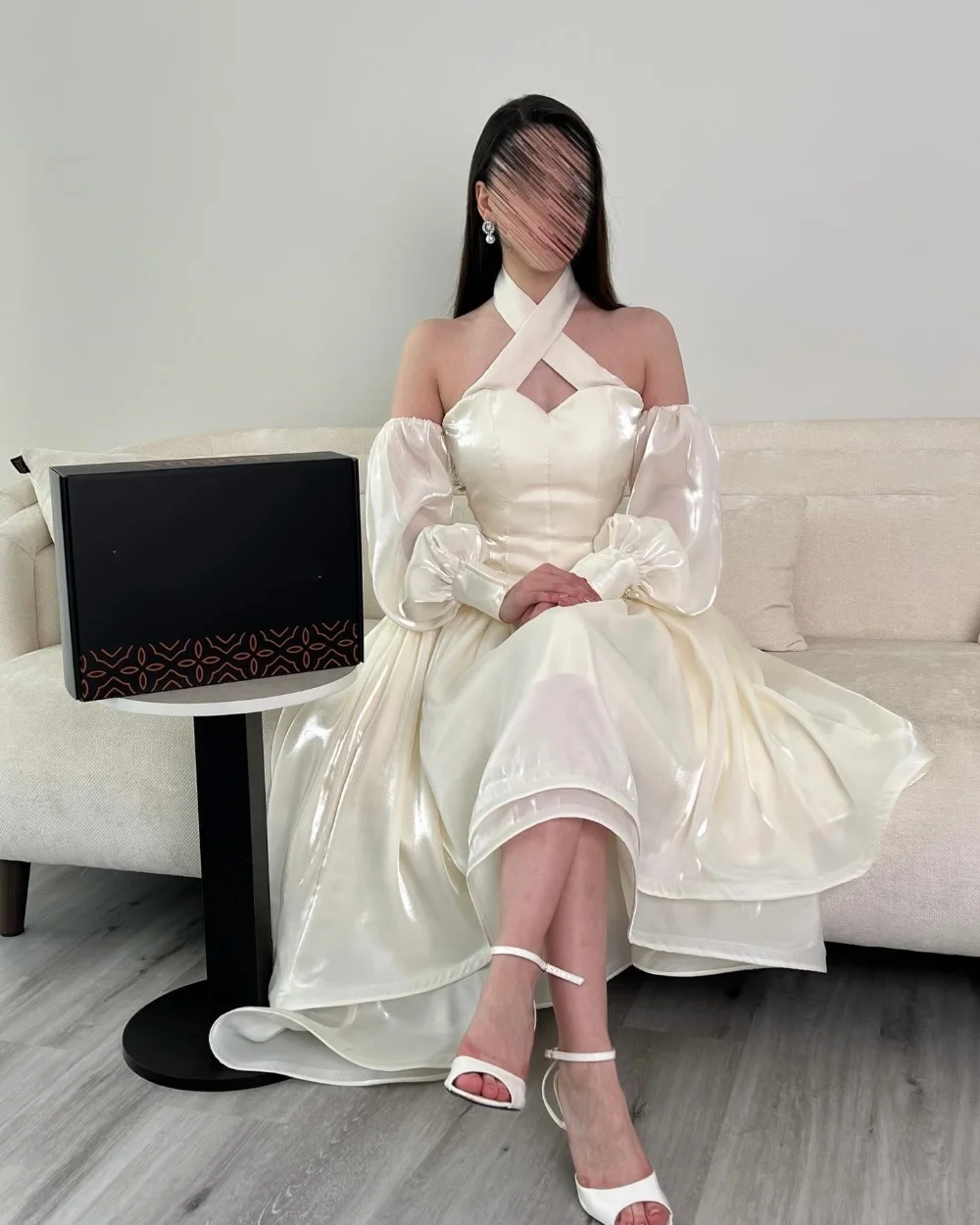 Customized Beige Fashion Sizes Available Ruched A-line Halter Ankle Length Evening Dresses for Woman Chinese Style High Quality
Customized Beige Fashion Sizes Available Ruched A-line Halter Ankle Length Evening Dresses for Woman Chinese Style High Quality