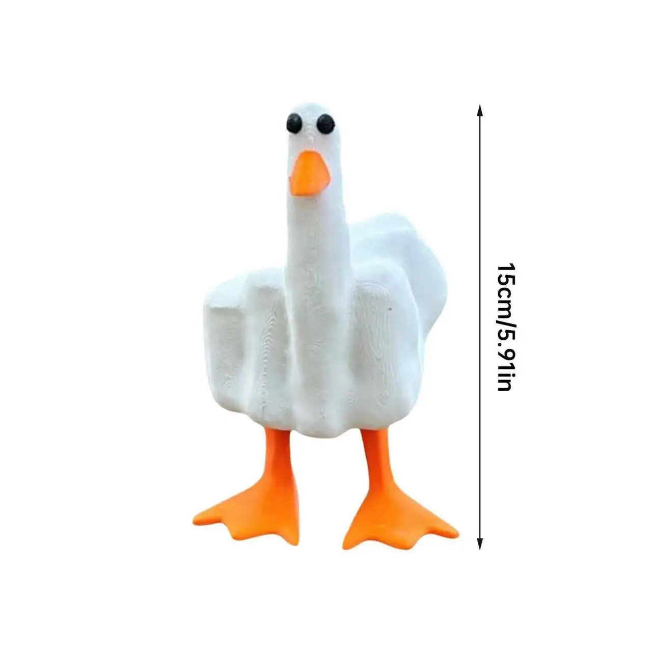 Creative Funny Little Duck Resin Figurine Ornament Decor Cute Middle Finger Duck Resin Craft Decor Desktop Figurine Gifts Props
Creative Funny Little Duck Resin Figurine Ornament Decor Cute Middle Finger Duck Resin Craft Decor Desktop Figurine Gifts Props