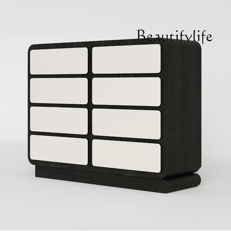 N Retro Eight-Drawer Cabinet Living Room Wall-Mounted Cabinet Drawer Cabinet Household Solid Wood Chest of Drawers
N Retro Eight-Drawer Cabinet Living Room Wall-Mounted Cabinet Drawer Cabinet Household Solid Wood Chest of Drawers