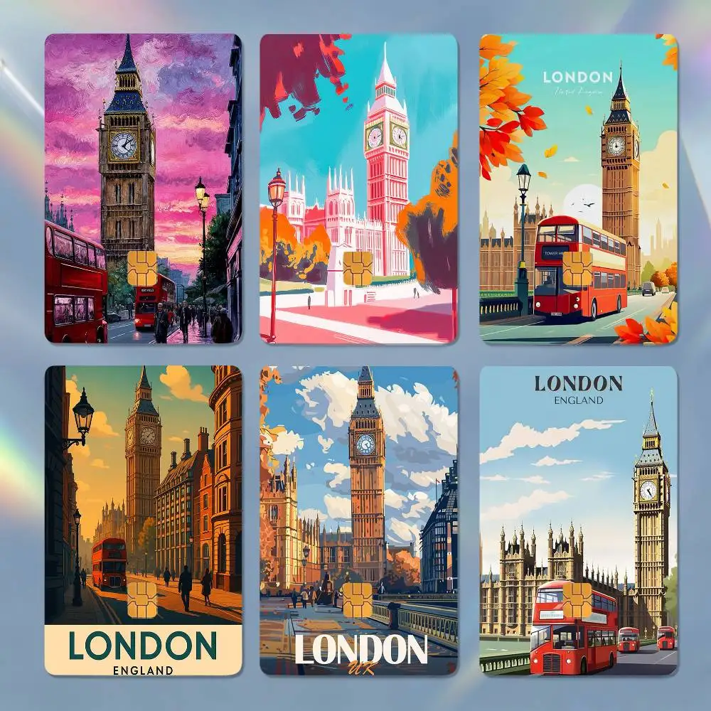 London Bus England Big Ben HD Waterproof Card Skins Protective Stickers for Credit Bank Game Cards
London Bus England Big Ben HD Waterproof Card Skins Protective Stickers for Credit Bank Game Cards
